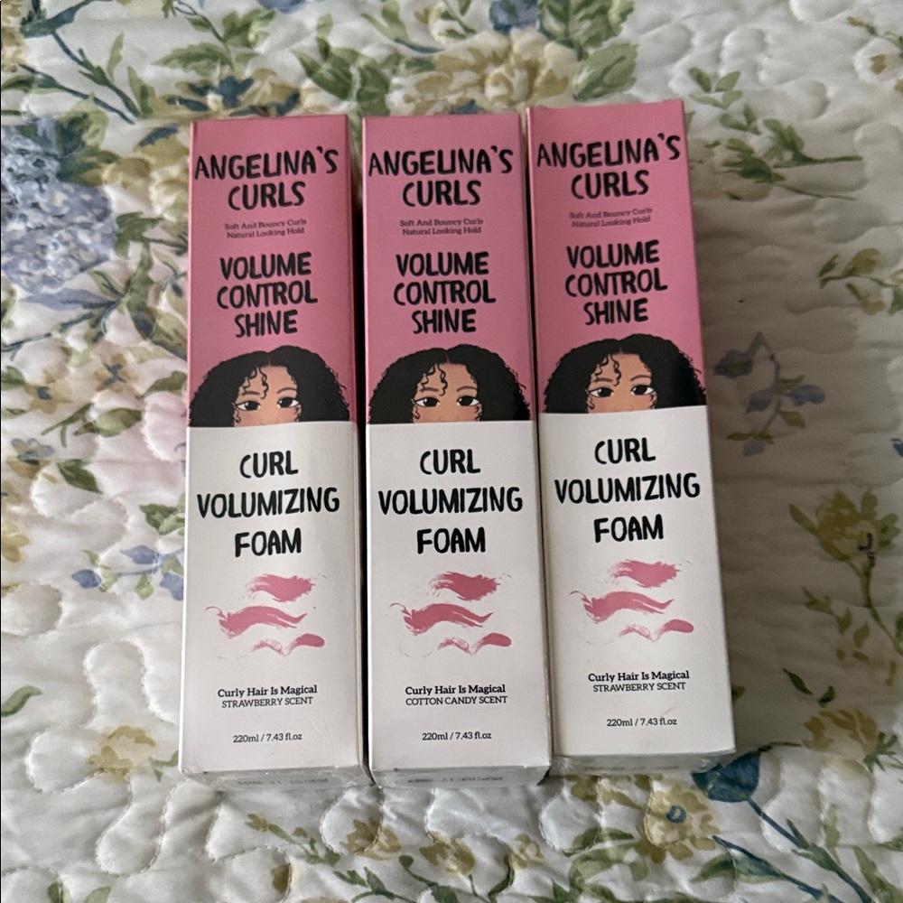 Angelina's Curls Curl Volumizing Foam